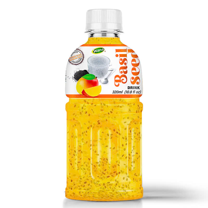 Basil seed drink with Mango flavor