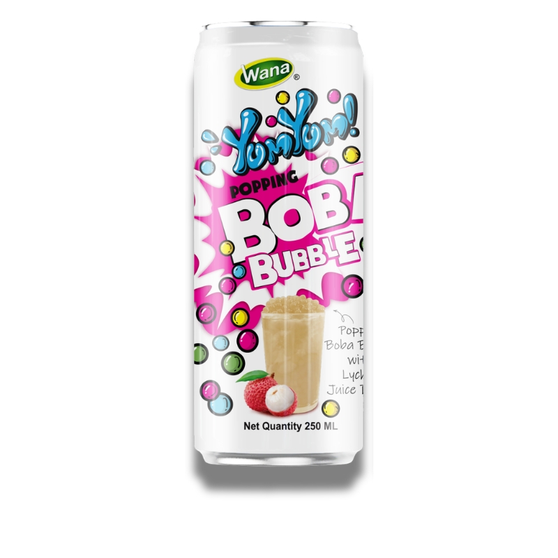 10% Popping Bubble Boba With 30% Lychee Juice