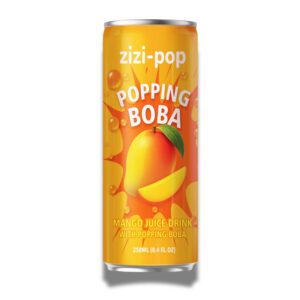 zizi pop popping boba drink mango