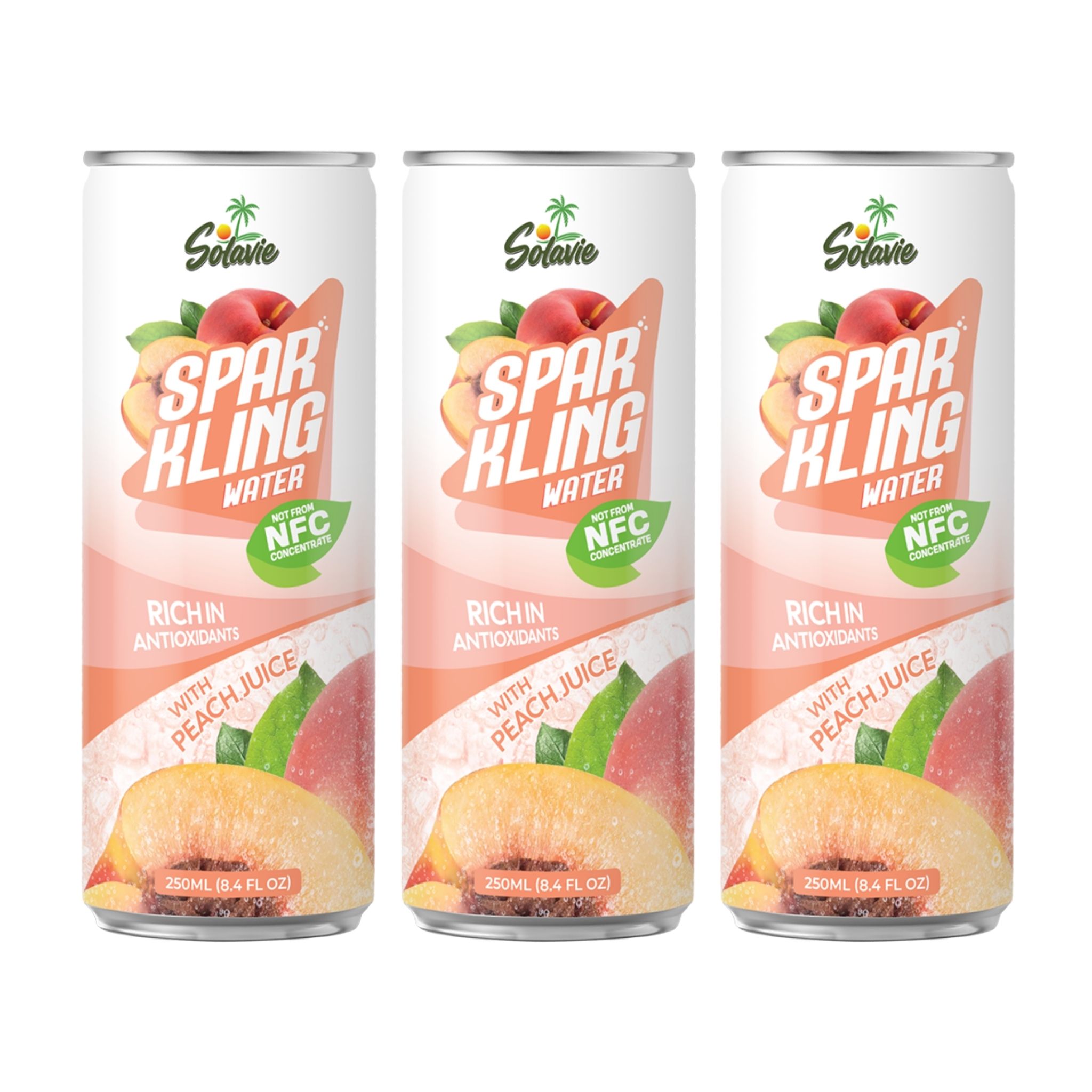 Solavie Sparkling Water – Peach