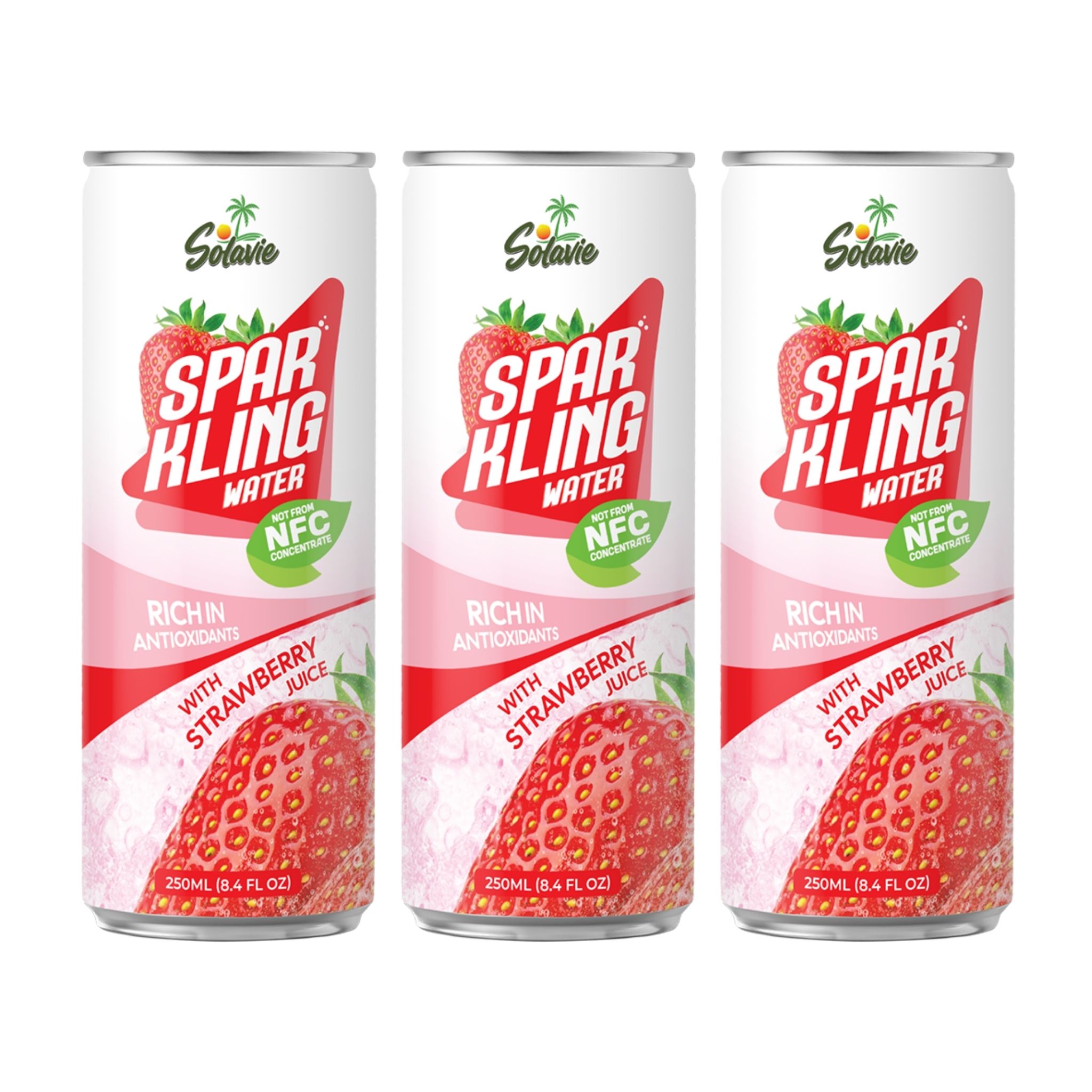 Solavie Sparkling Water – Strawberrry