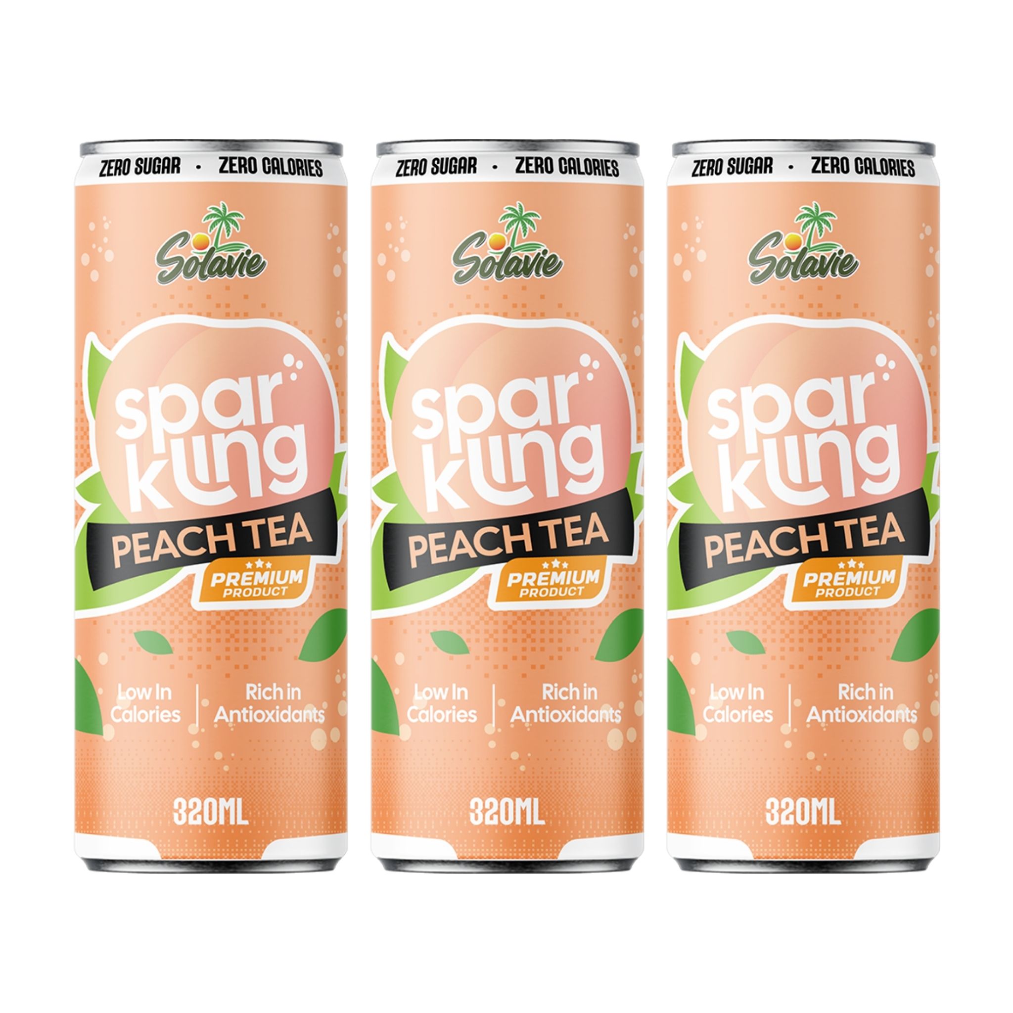 Solavie Sparkling Tea –  Peach