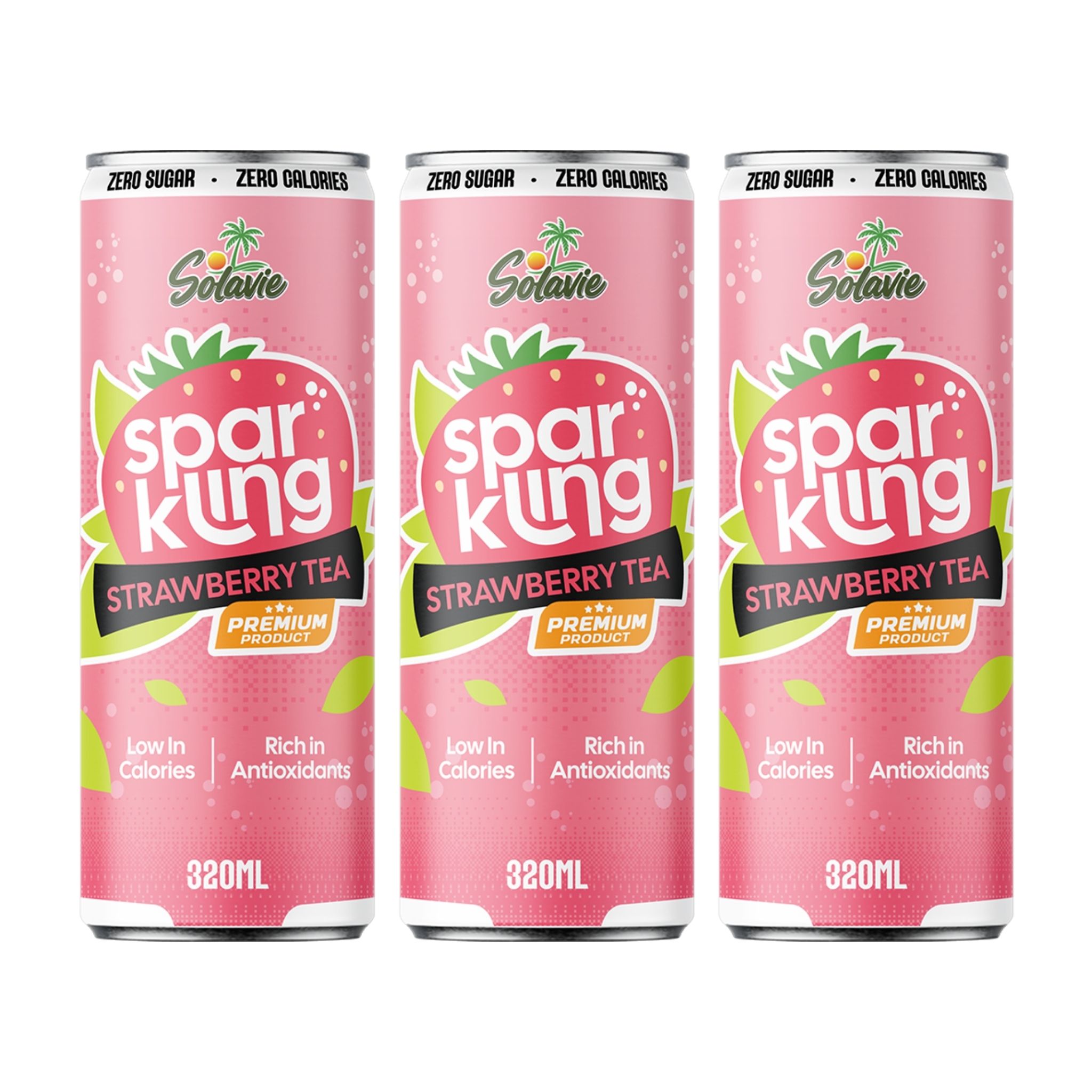 Solavie Sparkling Tea –  Strawberry