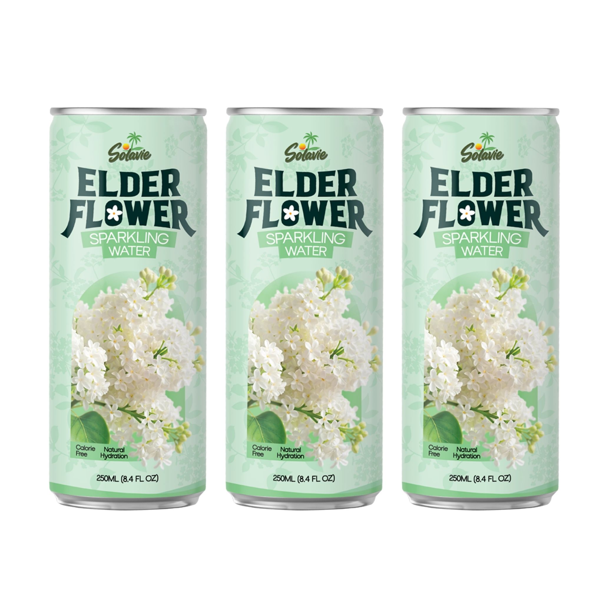 Solavie Sparkling Water in Elder Flower