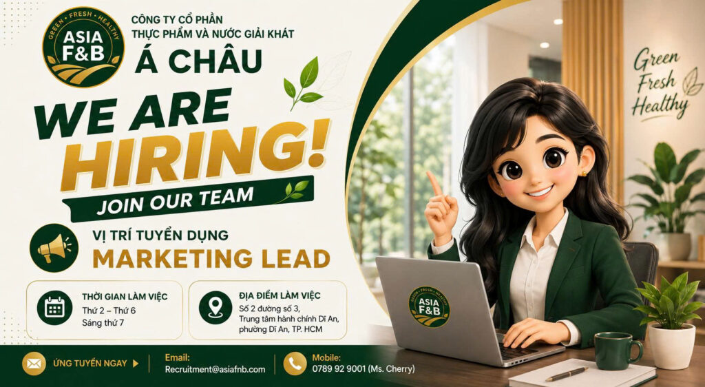 CÔNG TY Á CHÂU TUYỂN DỤNG MARKETING LEAD