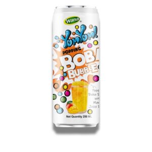 popping boba drink mango flavor