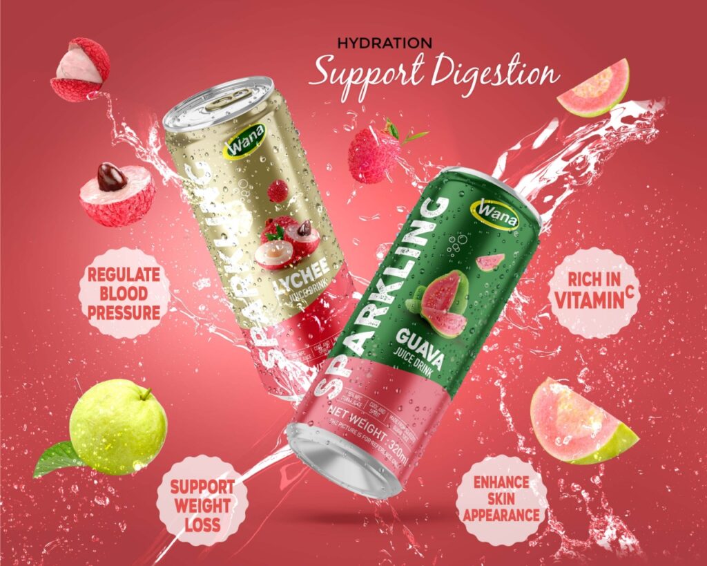 guava sparkling fruit juice