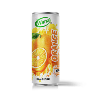 Wana Orange Juice Drinks 250ml Aluminum Can
