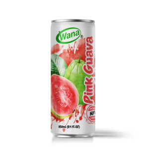 Wana Pink Guava Juice Drinks 250ml Canned