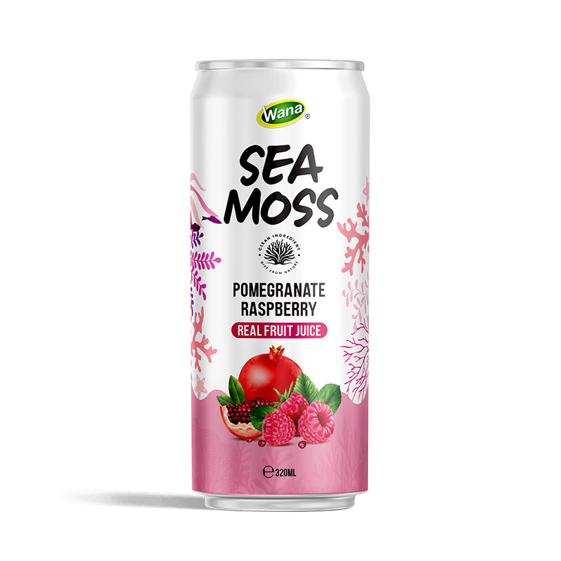Sea Moss Pomegranate Raspberry – 320ML Aluminum Can