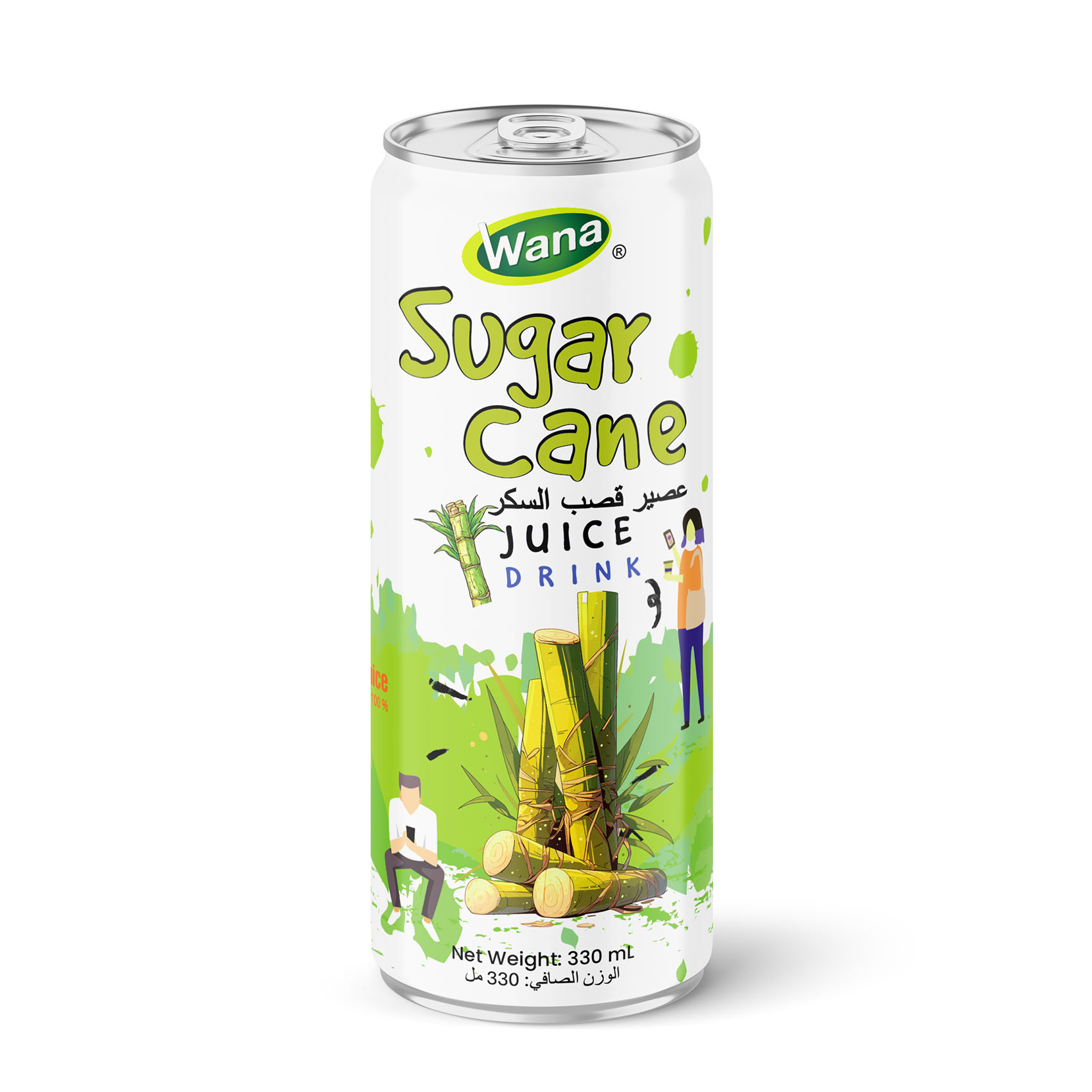 Wana Sugar Cane Juice Drink | Naturally Refreshing Cane Beverage