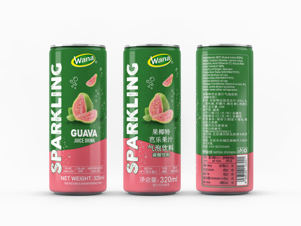 guava sparkling fruit juice