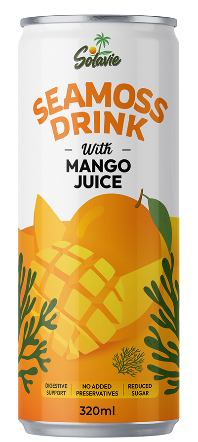 Solavie Seamoss Drink with Mango Juice