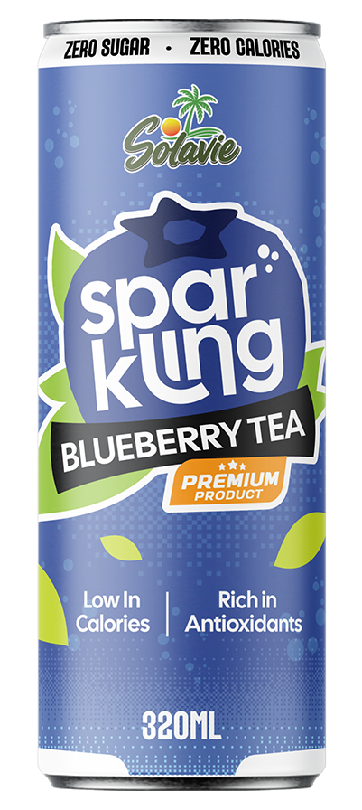 Solavie Sparkling Tea - Blueberry