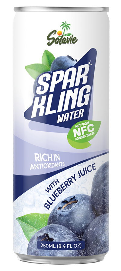 Solavie Sparkling Juice Blueberry
