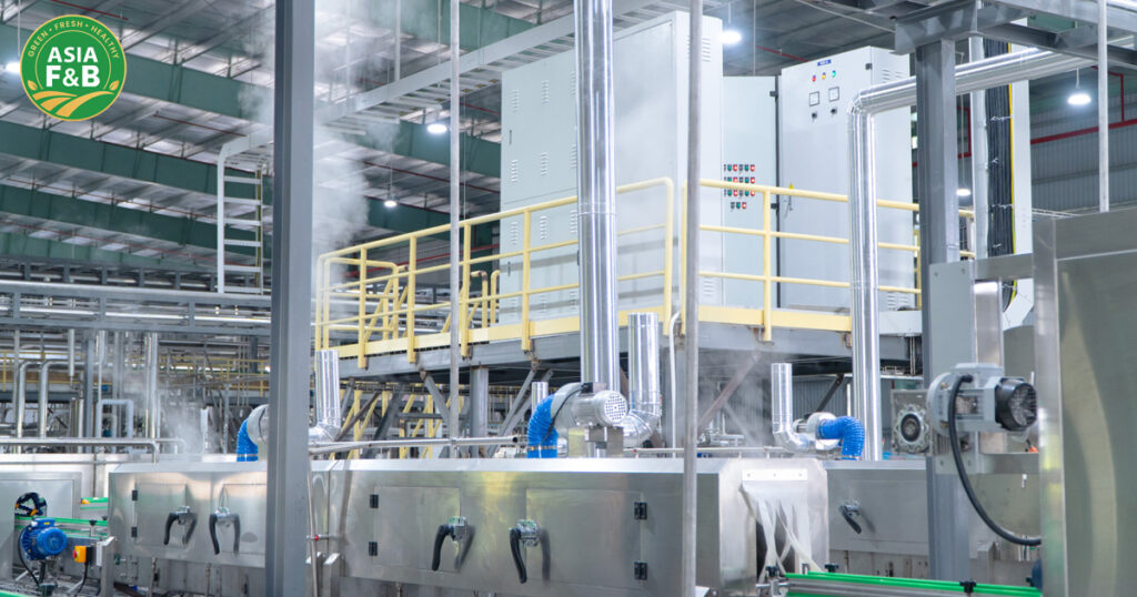 High capacity beverage factory in Vietnam featuring automated canning line