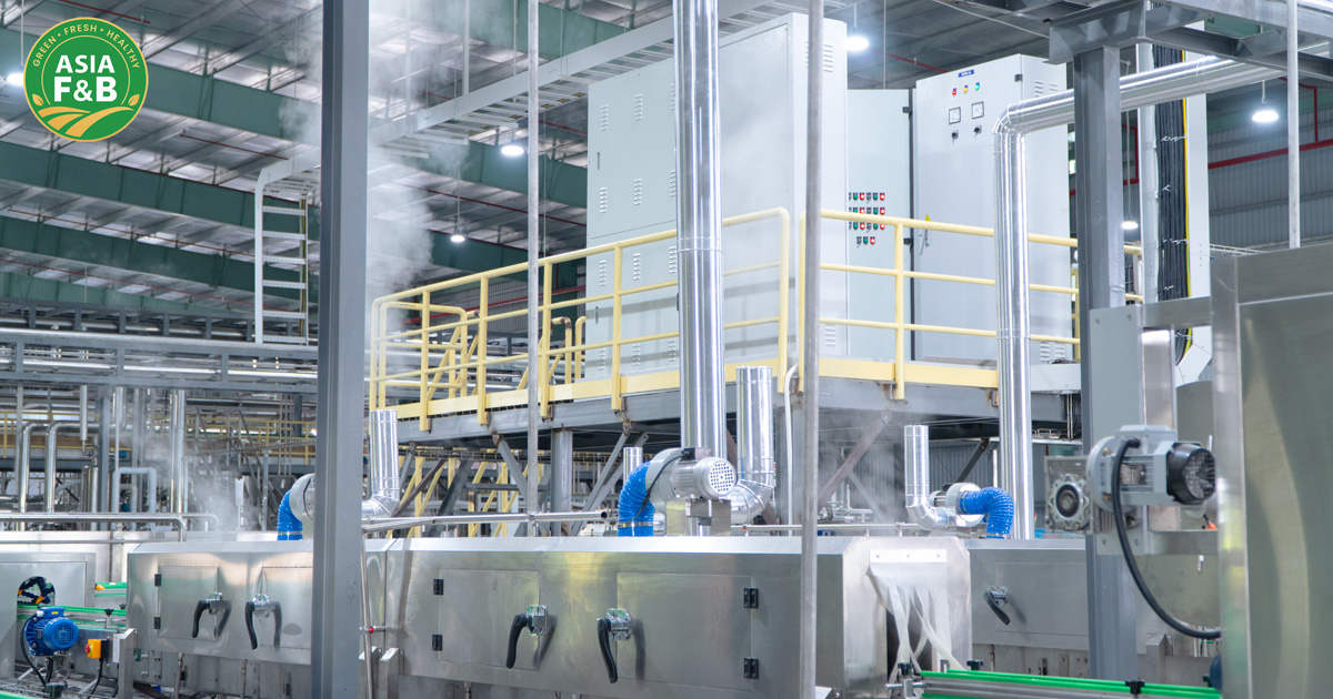 High capacity beverage factory in Vietnam featuring automated canning line